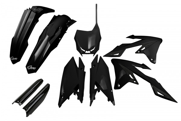 Full Plastic Kit black for Suzuki RM-Z 250 (2019-26) - RM-Z 450 (2018-26)